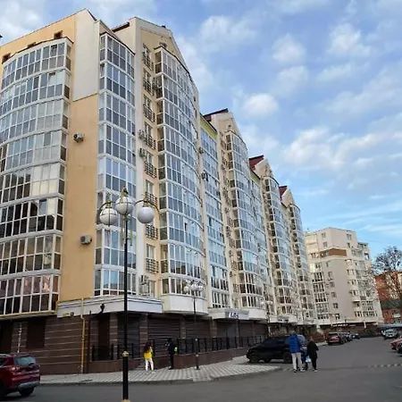 Apartpoltava: Exclusive Rooftop Loft in New Building Exterior photo